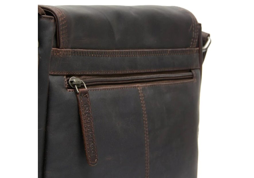 the chesterfield C48.1326 - CUIR DE VACHETTE - BR sac rabat arrondi everglades the chesterfield Sac business