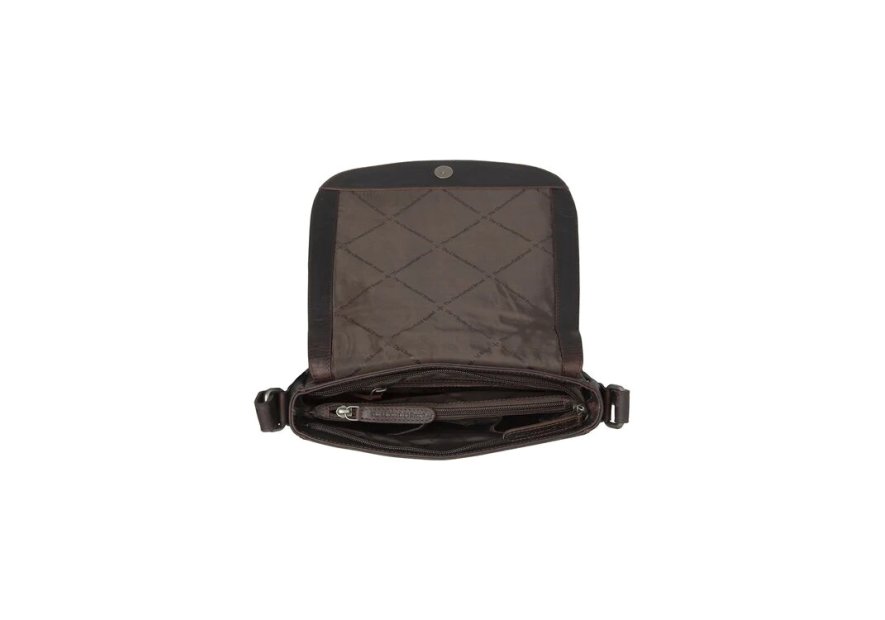 the chesterfield C48.1326 - CUIR DE VACHETTE - BR sac rabat arrondi everglades the chesterfield Sac business