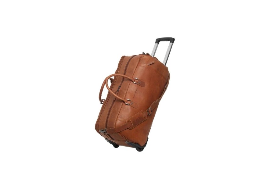 the chesterfield C20.0027 - CUIR DE VACHETTE - CO sac de voyage à roulettes jayven the chesterfield Sac de voyage à roulettes