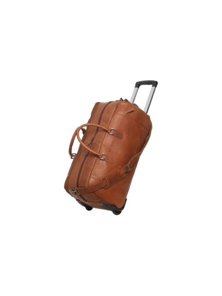 the chesterfield C20.0027 - CUIR DE VACHETTE - CO sac de voyage à roulettes jayven the chesterfield Sac de voyage à roulettes