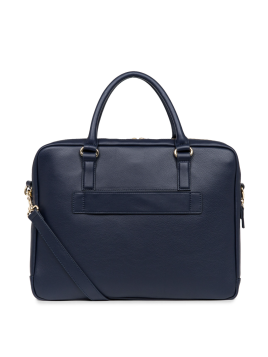 Lancaster 573-75 - CUIR DE VACHETTE - BLEU Mademoiselle Business - Sac Porte-documents