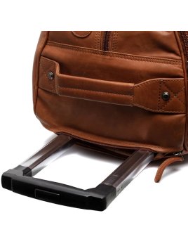 the chesterfield C20.0027 - CUIR DE VACHETTE - CO sac de voyage à roulettes jayven the chesterfield Sac de voyage à roulettes