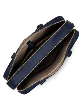 Lancaster 573-75 - CUIR DE VACHETTE - BLEU Mademoiselle Business - Sac Porte-documents