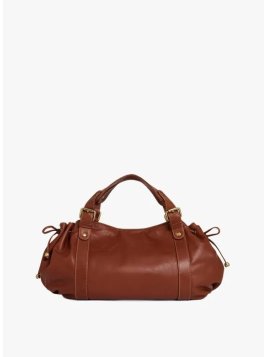 Gerard Darel 24H/410 - CUIR DE VACHETTE - TAN sac porté main 24 heures gérard darel Sacs à mains