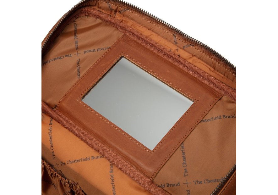 the chesterfield C08.0495 vanity cuir limone beauty case