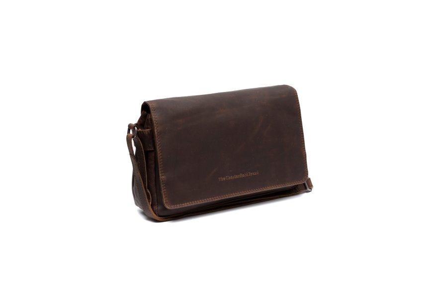 the chesterfield C48.1188 - CUIR DE VACHETTE - BR sac à rabat bandoulière the chesterfield reston Sac business