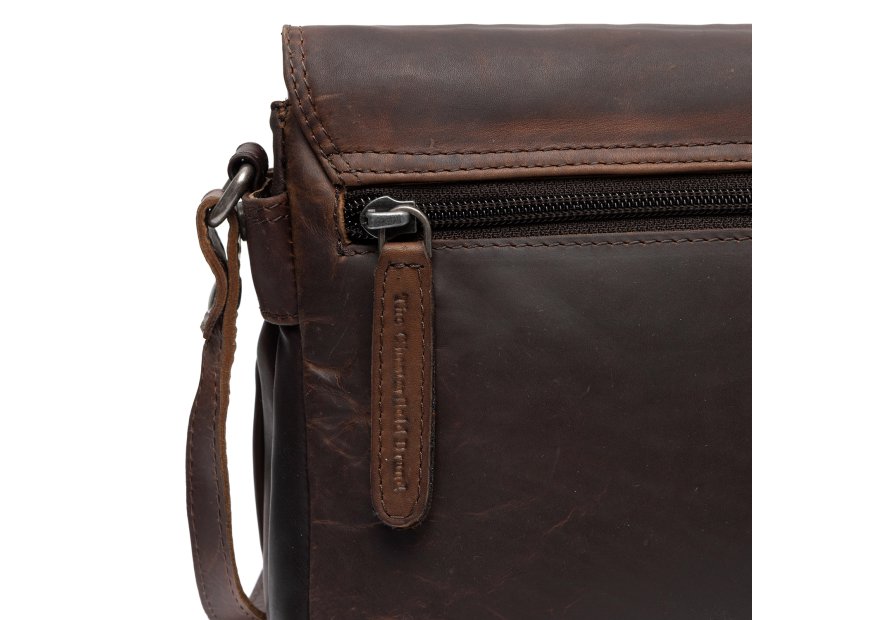 the chesterfield C48.1188 - CUIR DE VACHETTE - BR sac à rabat bandoulière the chesterfield reston Sac business
