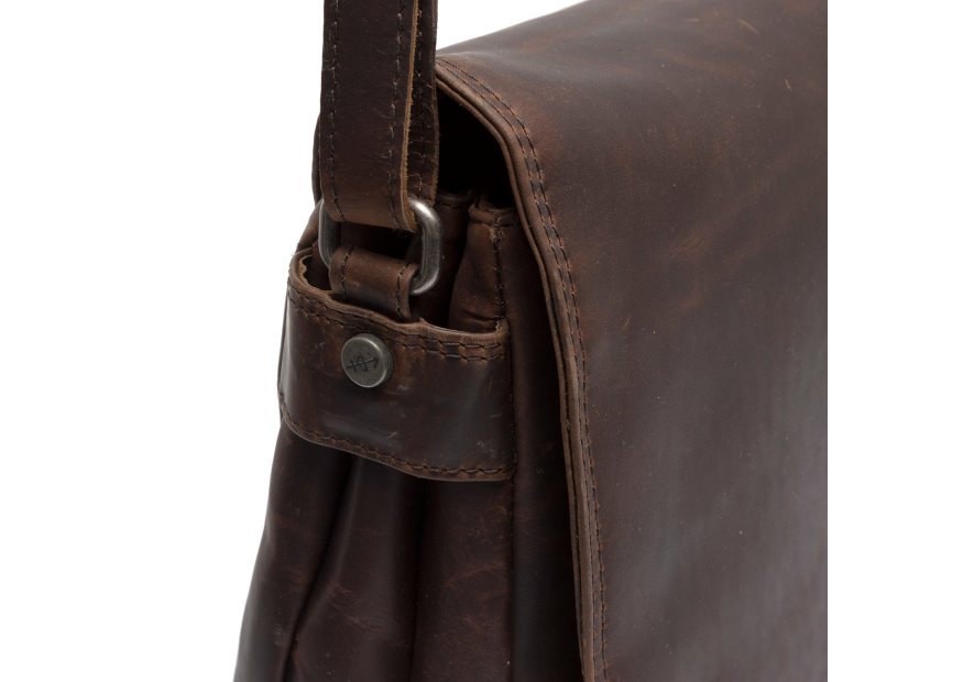 the chesterfield C48.1188 - CUIR DE VACHETTE - BR sac à rabat bandoulière the chesterfield reston Sac business