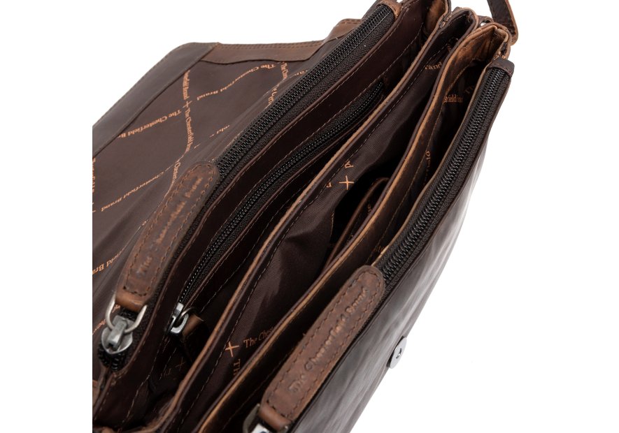 the chesterfield C48.1188 - CUIR DE VACHETTE - BR sac à rabat bandoulière the chesterfield reston Sac business