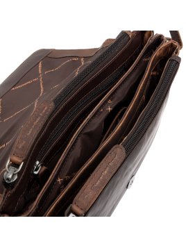 the chesterfield C48.1188 - CUIR DE VACHETTE - BR sac à rabat bandoulière the chesterfield reston Sac business