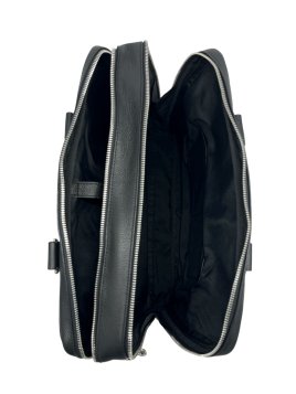 Lancaster 370-21 - CUIR DE VACHETTE - NOIR porte documents milano gentlemen Porte-documents