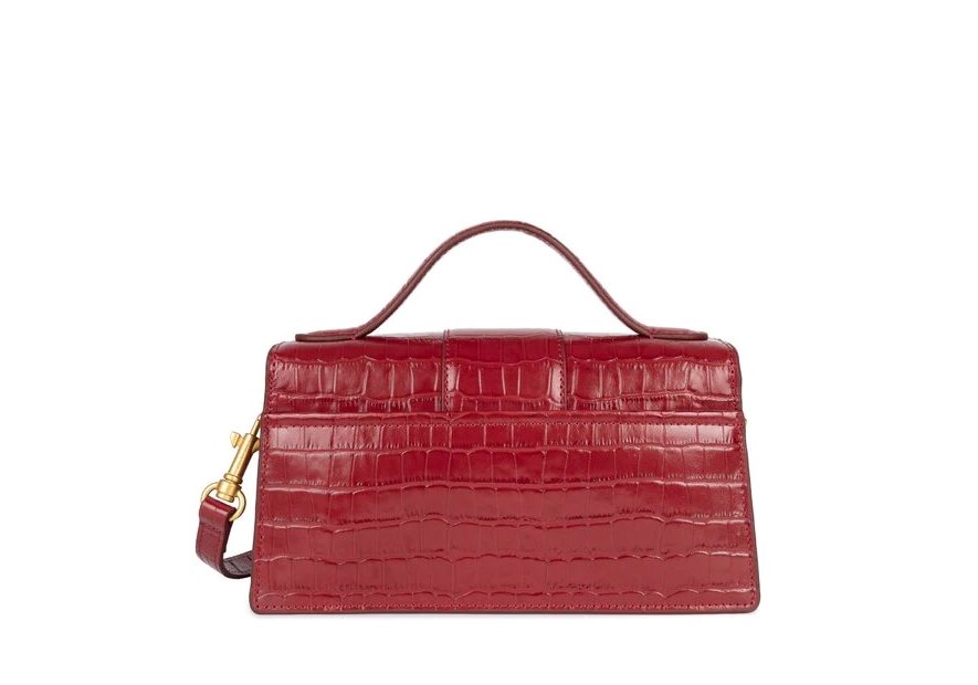 Lancaster 531-013 - CUIR DE VACHETTE FACON croco ily-sac baguette Sac business