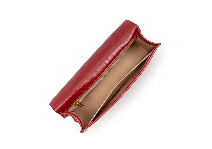 Lancaster 531-013 - CUIR DE VACHETTE FACON croco ily-sac baguette Sac business