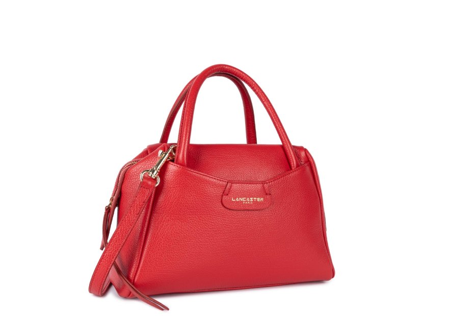 Lancaster 529-82 - CUIR DE VACHETTE - ROUG dune porté main s Sac porté main