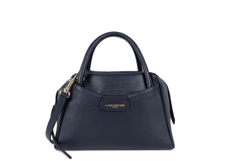 Lancaster 529-82 - CUIR DE VACHETTE - BLEU dune porté main s Sac porté main