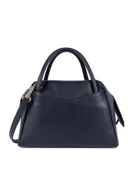 Lancaster 529-82 - CUIR DE VACHETTE - BLEU dune porté main s Sac porté main