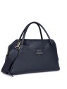 Lancaster 529-83 - CUIR DE VACHETTE - BLEU sac cabas l dune sacs-a-mains