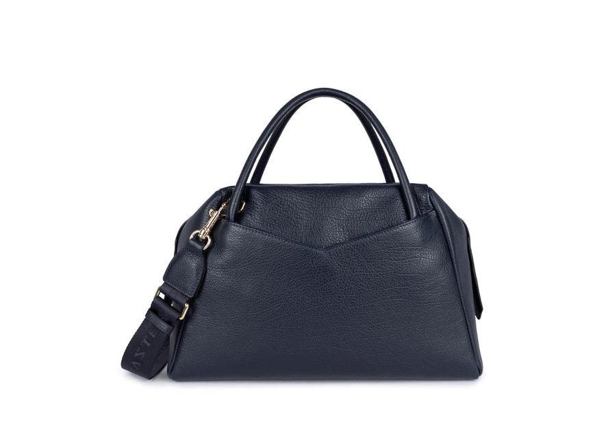 Lancaster 529-83 - CUIR DE VACHETTE - BLEU sac cabas l dune Sac business