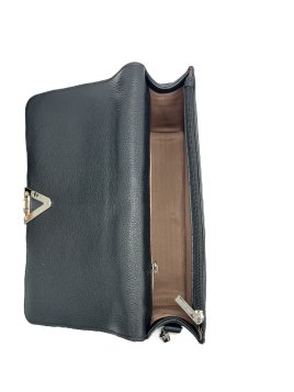 Lancaster 531-034 - CUIR DE VACHETTE - NOI sac trotteur a rabat l.a alfa Sac business