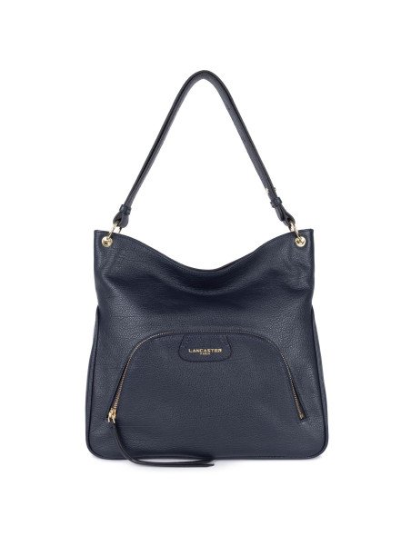 Lancaster 529-87 - CUIR DE VACHETTE - BLEU dune-sac a dos Sac business