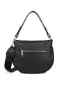Lancaster 529-100 - CUIR DE VACHETTE - NOI sac besace dune gaia sacs-a-mains