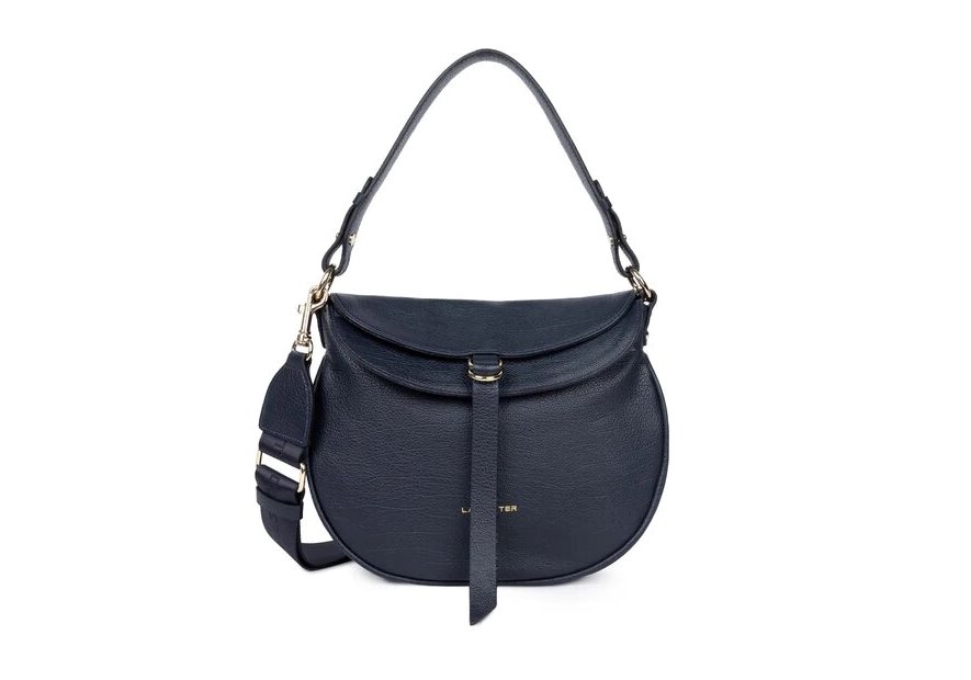 Lancaster 529-100 - CUIR DE VACHETTE - BLE sac besace dune gaia Sac business