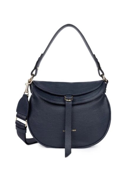 Lancaster 529-100 - CUIR DE VACHETTE - BLE sac besace dune gaia sacs-a-mains
