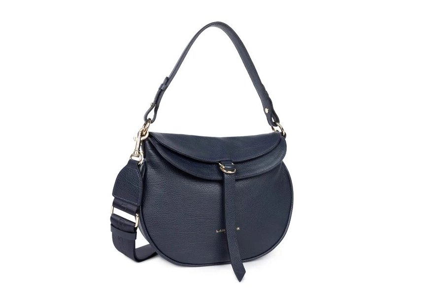 Lancaster 529-100 - CUIR DE VACHETTE - BLE sac besace dune gaia Sac business