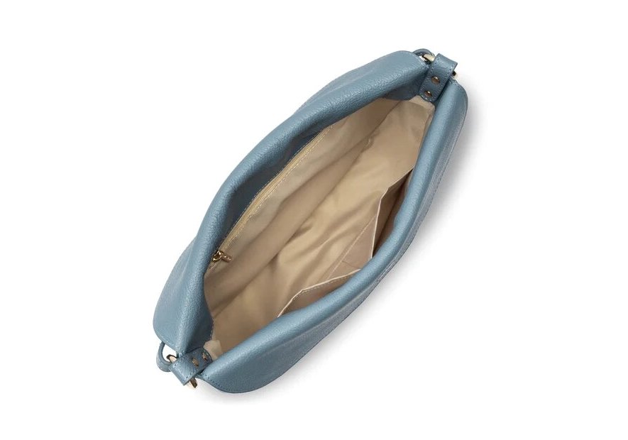 Lancaster 529-100 - CUIR DE VACHETTE - BLE sac besace dune gaia Sac business