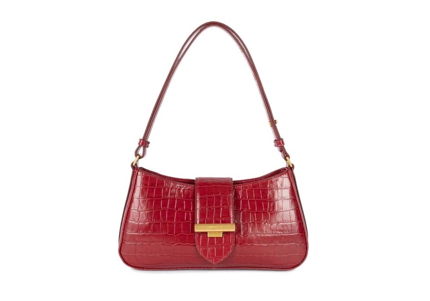 Lancaster 531-019 - CUIR DE VACHETTE FACON sac baguette exotic ily Sac porté travers