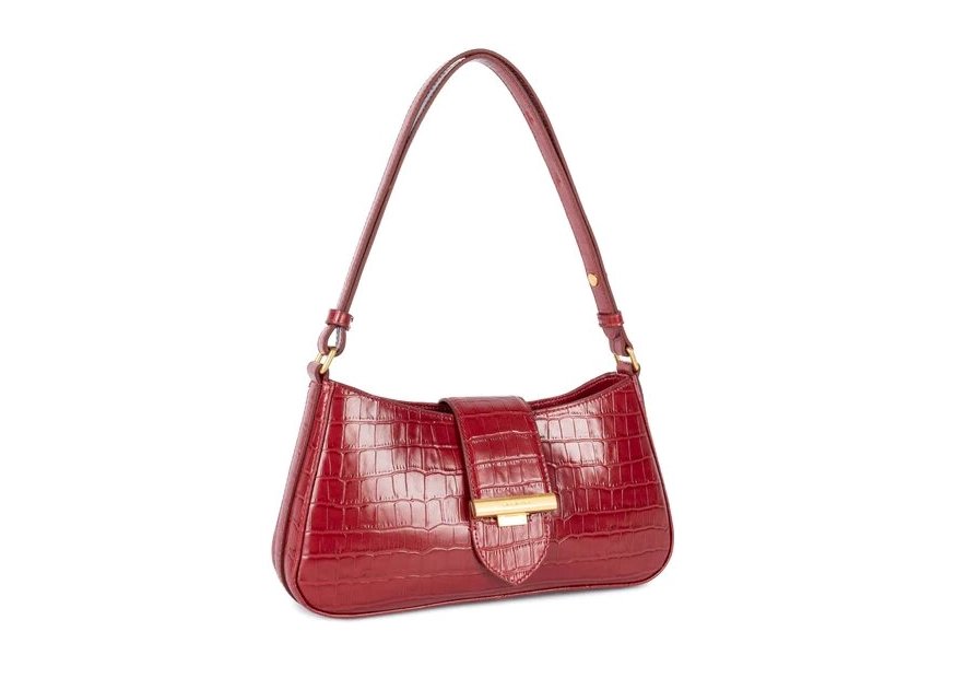 Lancaster 531-019 - CUIR DE VACHETTE FACON sac baguette exotic ily Sac porté travers