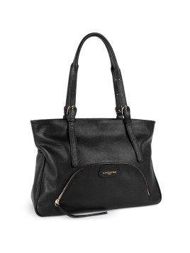Lancaster 529-88 - CUIR DE VACHETTE - NOIR sac cabas épaule dune Sac business
