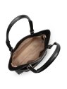 Lancaster 529-88 - CUIR DE VACHETTE - NOIR sac cabas épaule dune sacs-a-mains