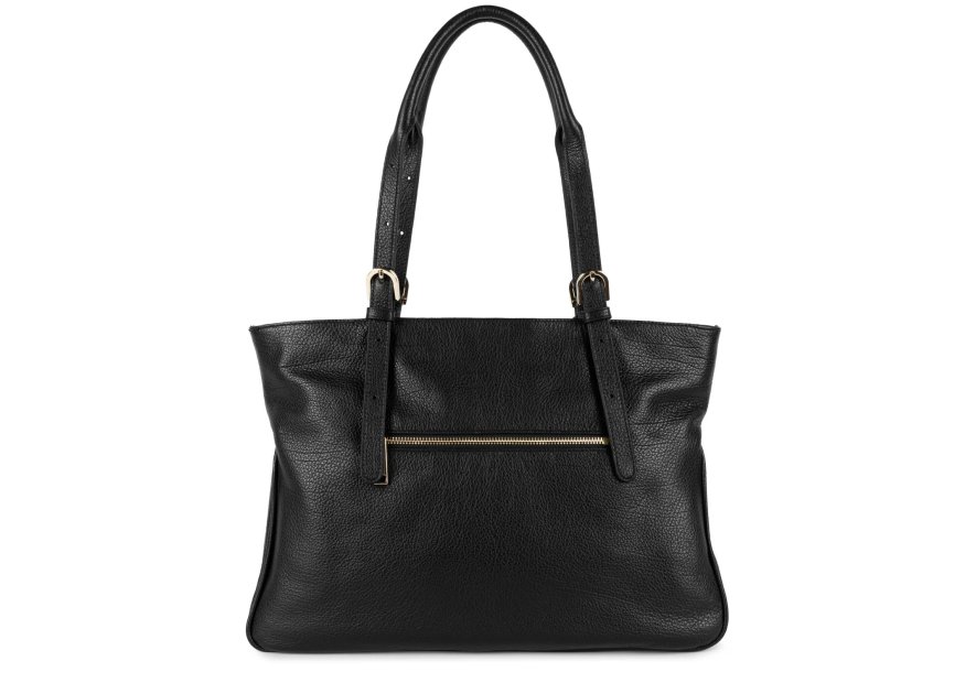 Lancaster 529-88 - CUIR DE VACHETTE - NOIR sac cabas épaule dune Sac business