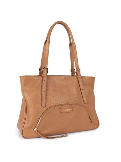 Lancaster 529-88 - CUIR DE VACHETTE - CAME sac cabas épaule dune Sac business