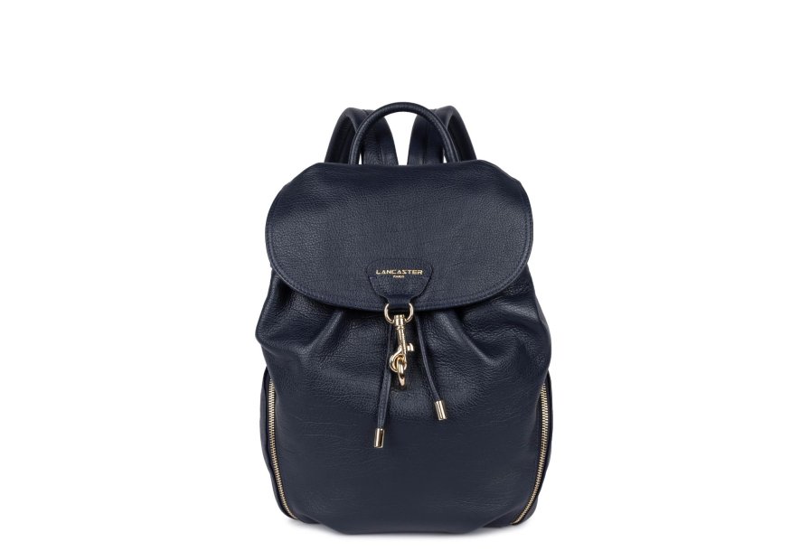 Lancaster 529-89 - CUIR DE VACHETTE - BLEU sac a dos dune Sac business