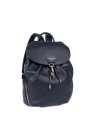 Lancaster 529-89 - CUIR DE VACHETTE - BLEU sac a dos dune sacs-a-mains
