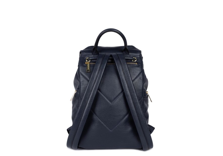 Lancaster 529-89 - CUIR DE VACHETTE - BLEU sac a dos dune Sac business
