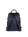 Lancaster 529-89 - CUIR DE VACHETTE - BLEU sac a dos dune sacs-a-mains