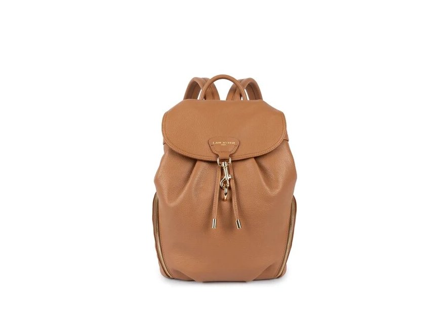 Lancaster 529-89 - CUIR DE VACHETTE - CAME sac a dos dune Sac business