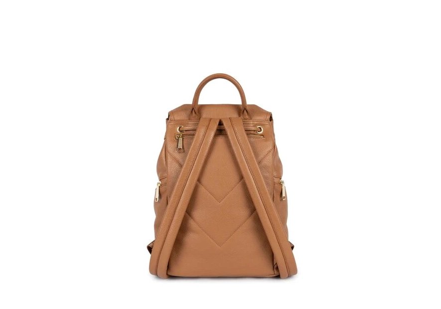 Lancaster 529-89 - CUIR DE VACHETTE - CAME sac a dos dune Sac business