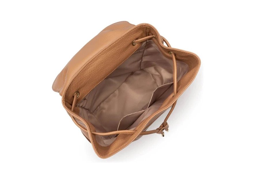 Lancaster 529-89 - CUIR DE VACHETTE - CAME sac a dos dune Sac business