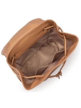 Lancaster 529-89 - CUIR DE VACHETTE - CAME sac a dos dune Sac business