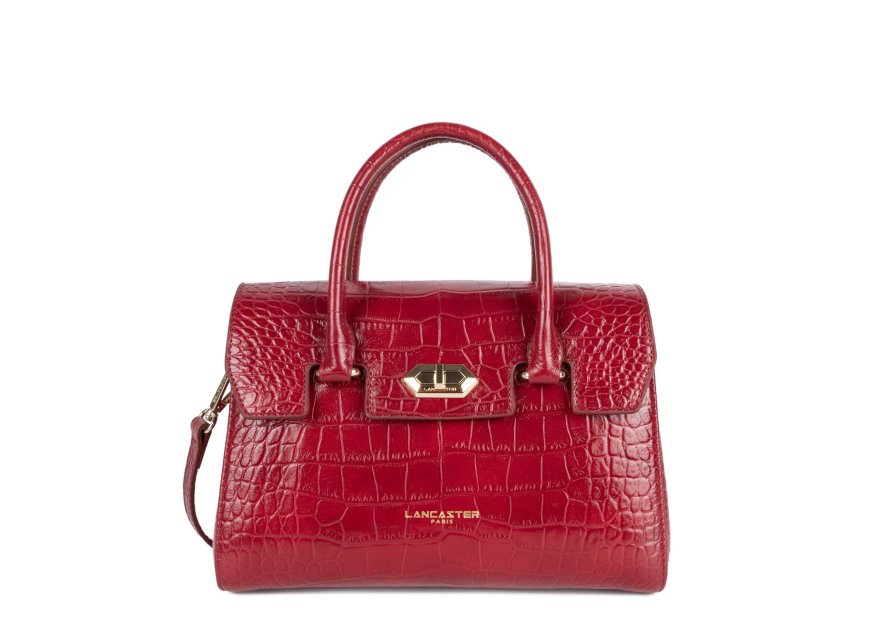 Lancaster 524-107 - CUIR DE VACHETTE FACON porté travers exo Sac business