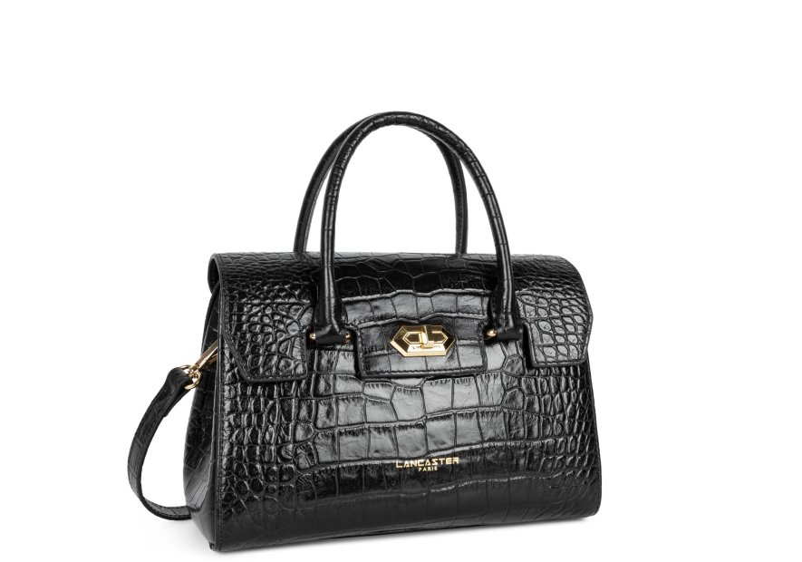 Lancaster 524-107 - CUIR DE VACHETTE FACON porté travers exo Sac business