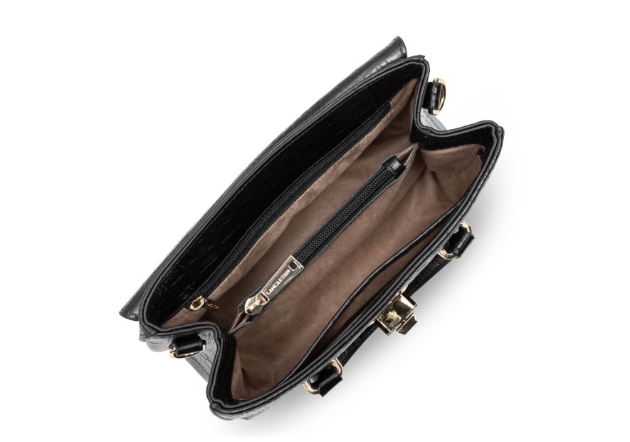 Lancaster 524-107 - CUIR DE VACHETTE FACON porté travers exo Sac business