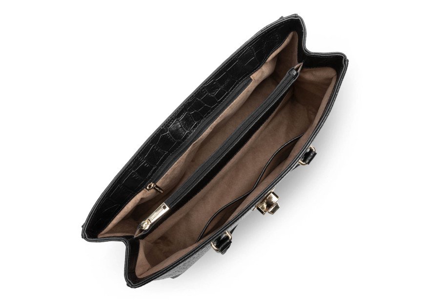 Lancaster 524-112 - CUIR DE VACHETTE FACON grand cabas épaule exo Sac business