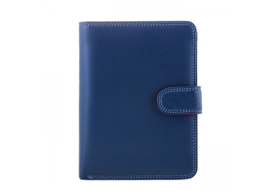 mywalit 229 - CUIR DE VEAU - ROYAL - 127 portefeuille à bouton-pression grand format Portefeuilles