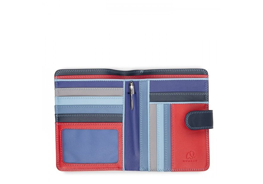 mywalit 229 portefeuille à bouton-pression grand format pmpb