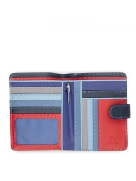 mywalit 229 - CUIR DE VEAU - ROYAL - 127 portefeuille à bouton-pression grand format Portefeuilles